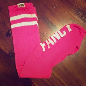 VS PINK So Fancy Knee-High Socks