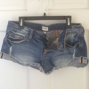 Jean cut off shorts