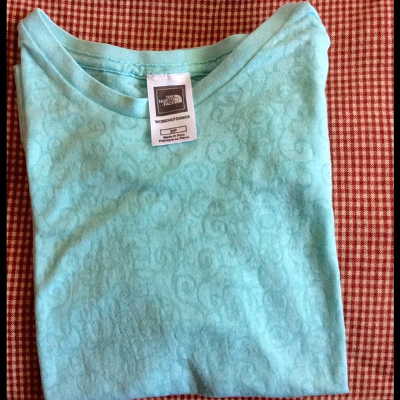 The North Face Tiffany blue top