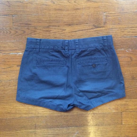 Jcrew Navy Blue Chino Shorts - Picture 2 of 2