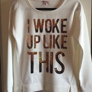 Juicy Couture Long Sleeve Sequin Sweater