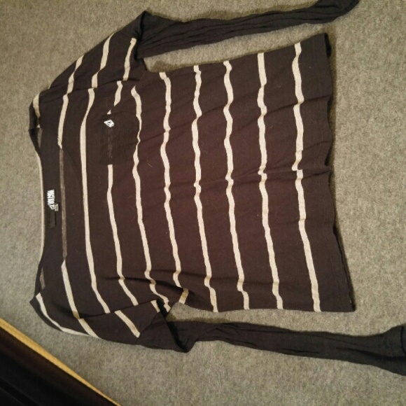 Striped volcom shirt