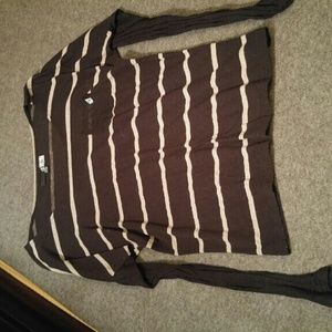 Striped volcom shirt