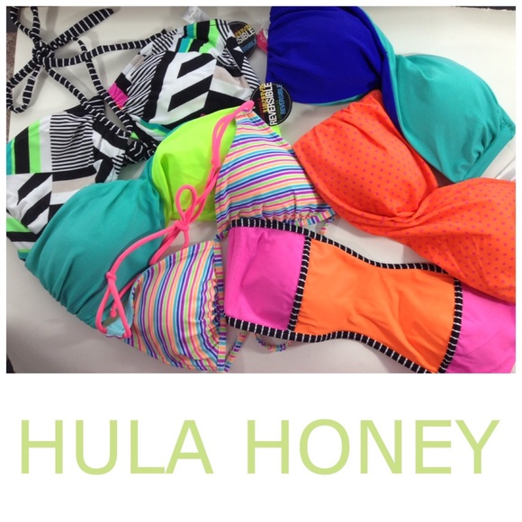 Hula Honey Other - SOLD🌸 NEW 6 HULA HONEY bandeau triangle bra tops