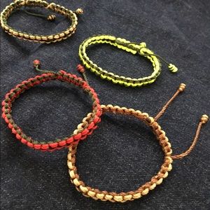 hand made brasslets 5 each