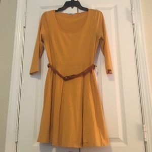 Mustard Dress