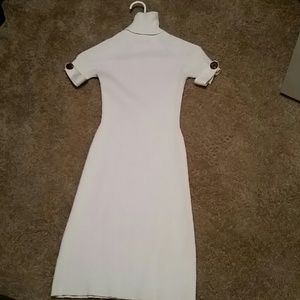 Sweater turtle neck dress