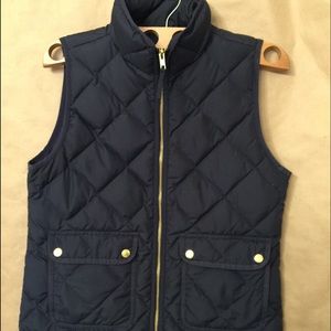 Navy Excursion Vest- J. Crew -small-