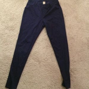 Snakeskin print pants with back pockets