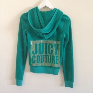 Juicy Couture Bling Velour Hoodie