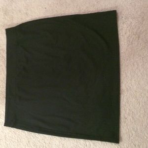 Plus size black skirt for suits