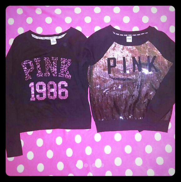 2 Medium VS Pink Bling Crews! - Picture 1 of 4