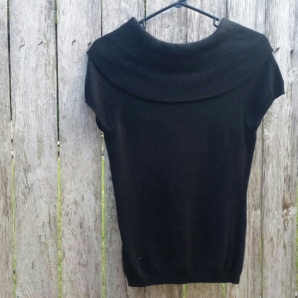 Black off the shoulders top