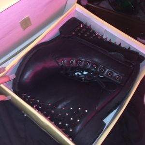Studded Combat Boots