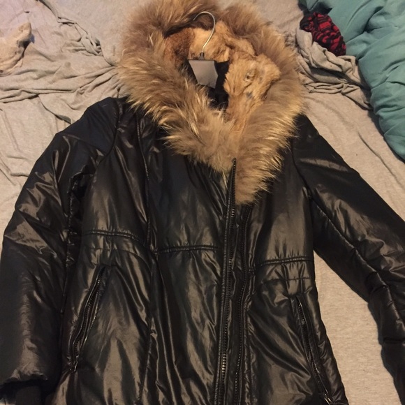 WOMENS KNEE LENGTH MACKAGE DOWN COAT - Picture 2 of 4