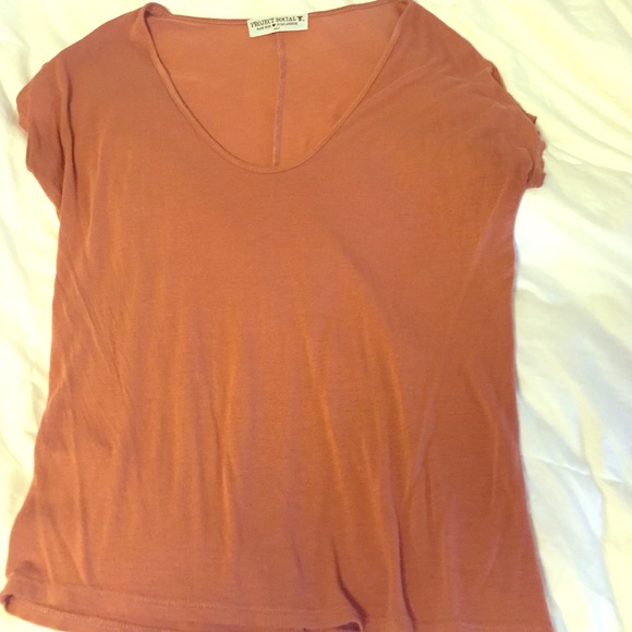 Adorable burnt orange tee
