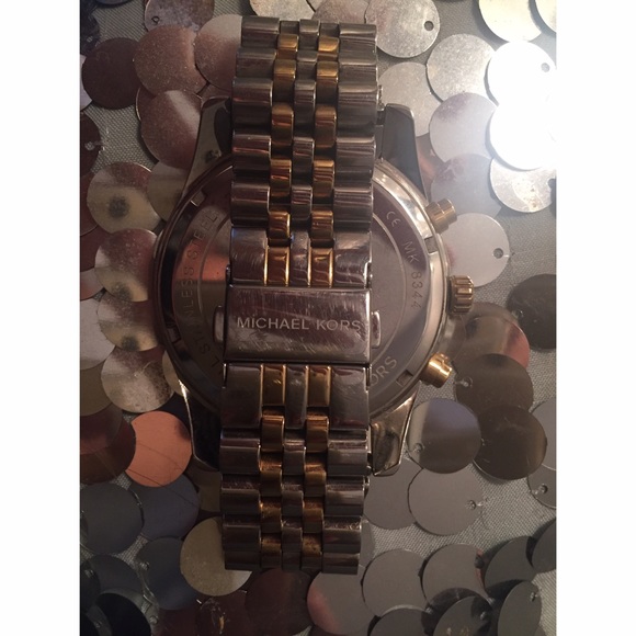 •Sold• 2 tone MK watch - Picture 3 of 4