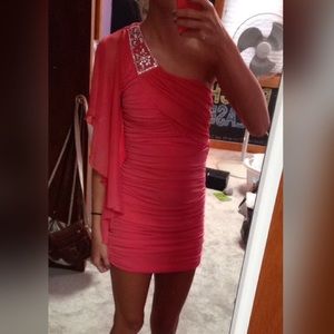 Tight Short coral dress from Deb size Small