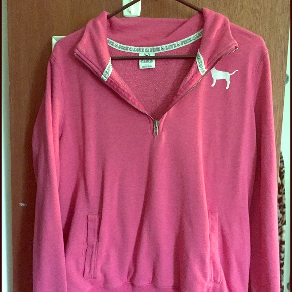 VS PINK zip up sweater