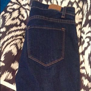 High Rise, Dark Denim Jeans