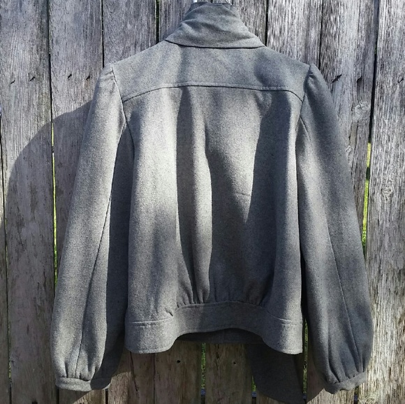 Gray wool jacket - Picture 3 of 3