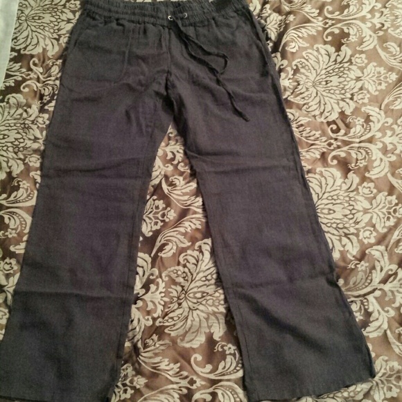 Denim dress pants