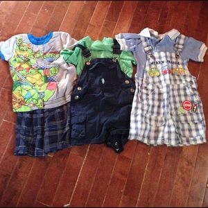 Bundle of boy clothes