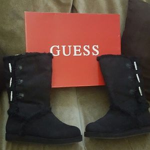 Guess Faux Suede Boots