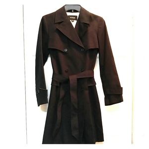 NWOT Express Classic black trench coat