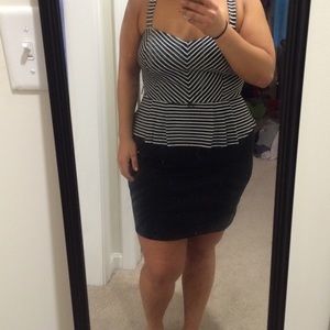 Adorable peplum dress