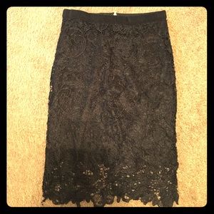 Black Lace skirt