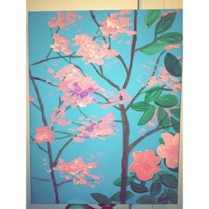 BEAUTIFUL SHABBY CHIC PAINTING