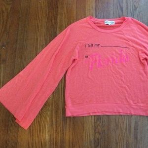 Wildfox "I Left My ___ in Florida" bell sleeve