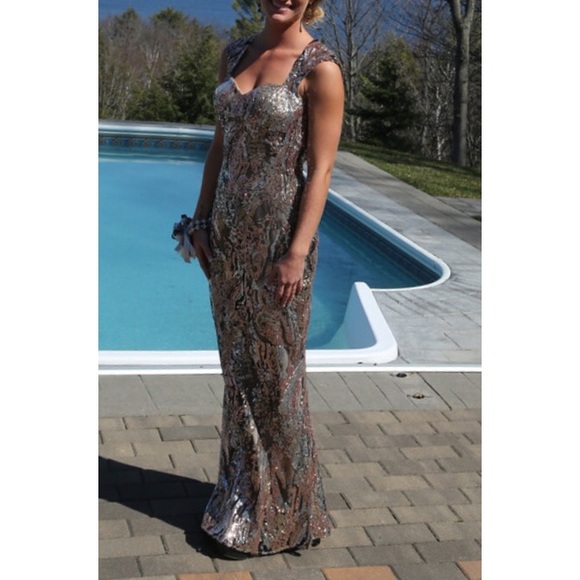 Faviana prom dress