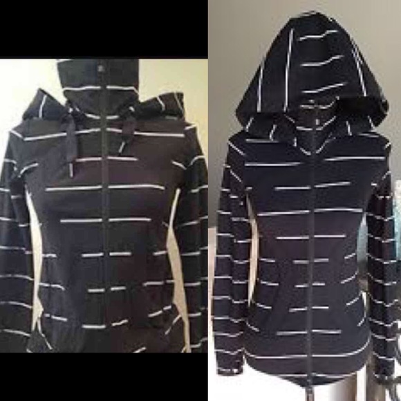 Lululemon Sailor Stripe Instride Hooded Jacket