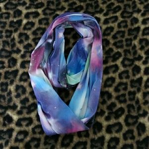 Galaxy Print Infinity Scarf