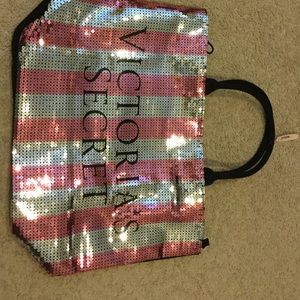 Victoria Secret Sequined Tote Bag