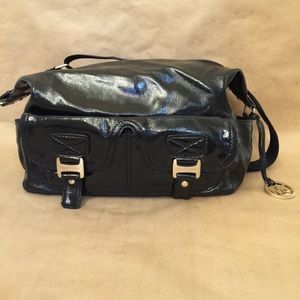MICHAEL KORS Patent leather utility/ diaper bag