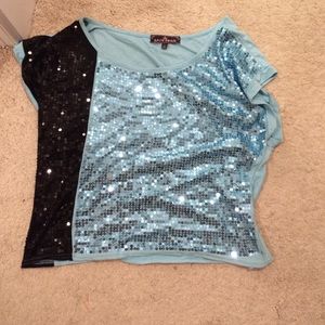 Adorable sequin top
