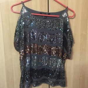 Sequin top