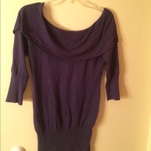 Wet Seal Cold Shoulder Sweater Dress