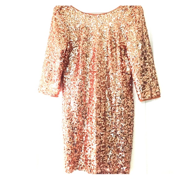 Rose gold dress