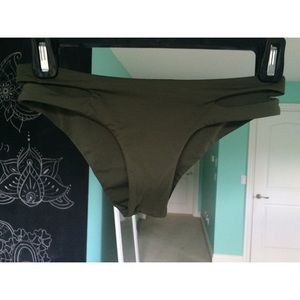 Olive green bikini bottom