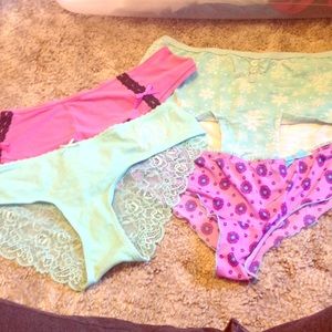 Purple and blue undie bundle