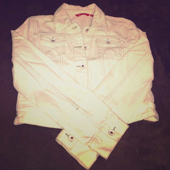 White EXPRESS denim jacket