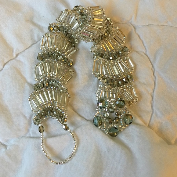 Hand beaded bracelet