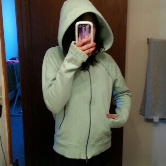 Lululemon Heavy Fleece Hoodie in Mint Green (8) - Picture 2 of 4