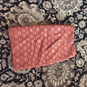 J. Crew pattern skirt