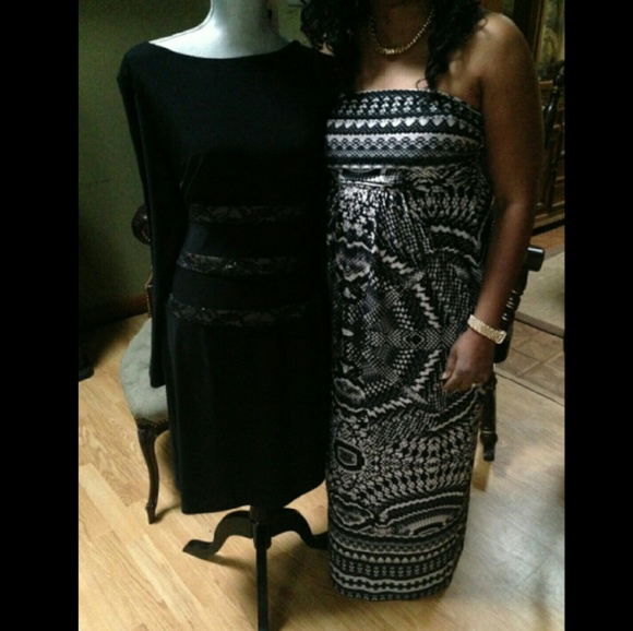 American Living black cocktail dress.