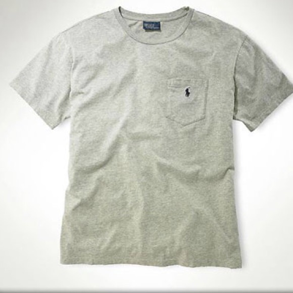 Gray short sleeves Ralph Lauren men's tee